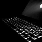 Apple Mac Book Pro with illuminated keyboard